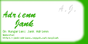 adrienn jank business card